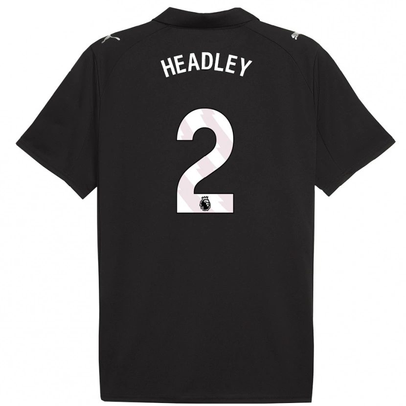 Danxen Women Dante Headley #2 Black White Away Jersey 2025/26 T-Shirt