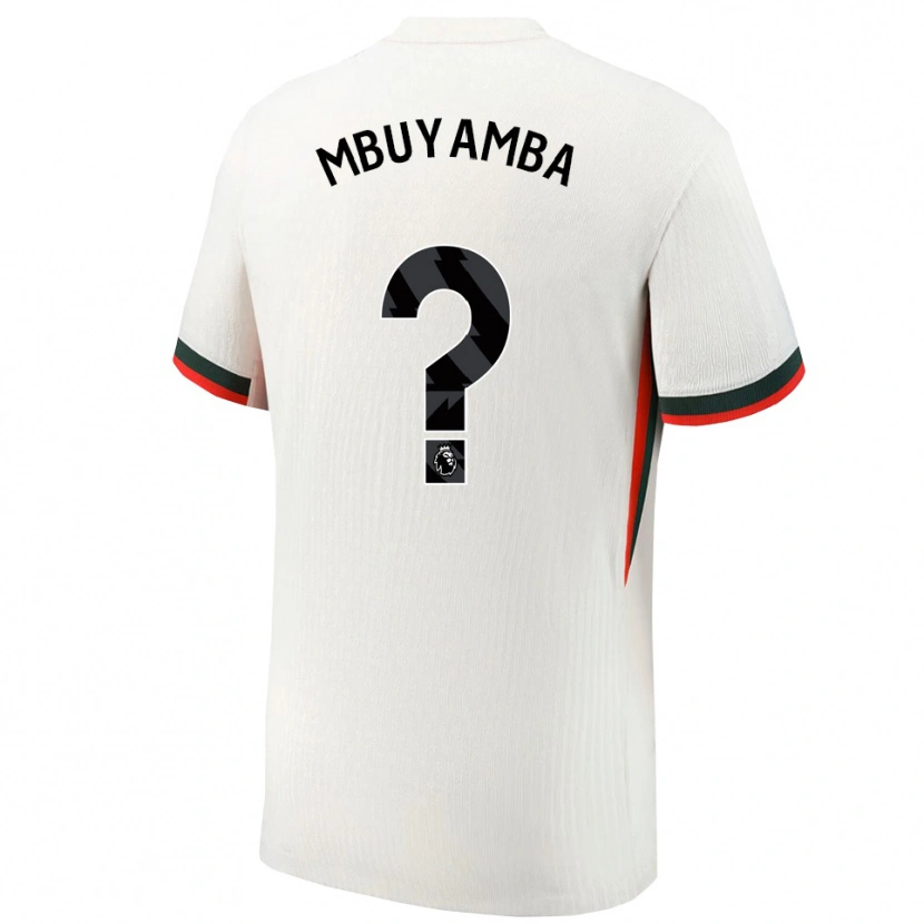 Danxen Women Xavier Mbuyamba #0 White Green Away Jersey 2025/26 T-Shirt