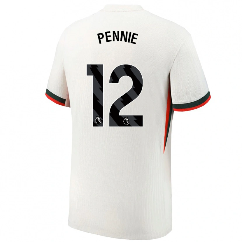 Danxen Women Andrew Pennie #12 White Green Away Jersey 2025/26 T-Shirt