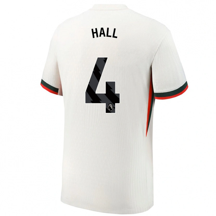 Danxen Women Jacob Hall #4 White Green Away Jersey 2025/26 T-Shirt