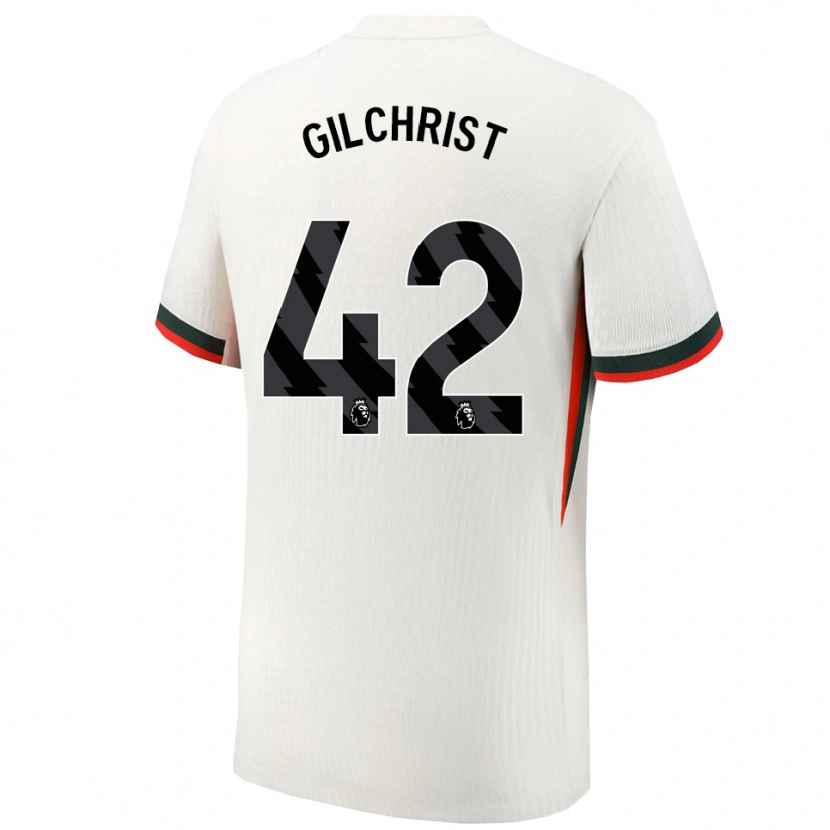 Danxen Women Alfie Gilchrist #42 White Green Away Jersey 2025/26 T-Shirt