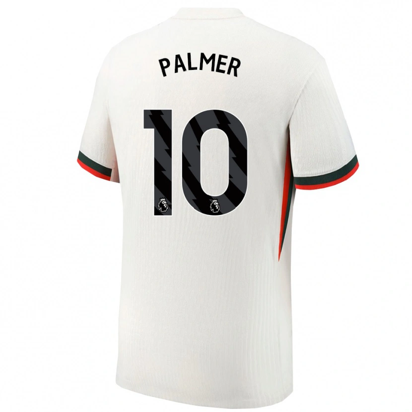 Danxen Women Cole Palmer #10 White Green Away Jersey 2025/26 T-Shirt