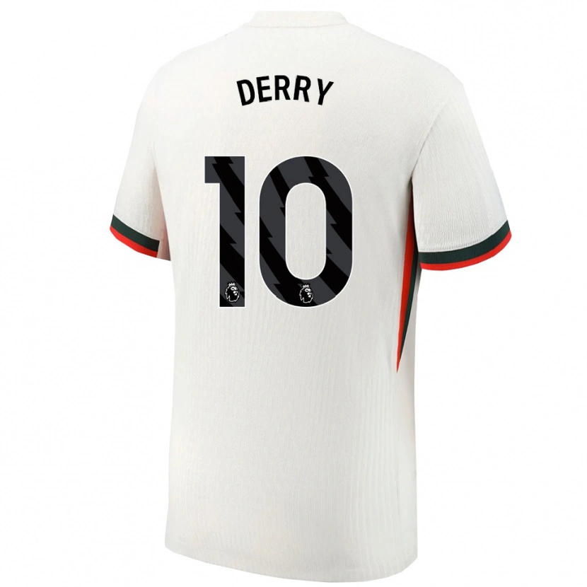 Danxen Women Jesse Derry #10 White Green Away Jersey 2025/26 T-Shirt