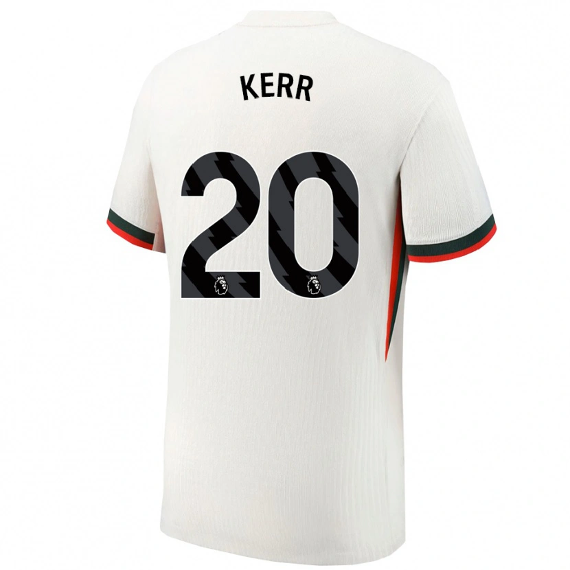 Danxen Women Sam Kerr #20 White Green Away Jersey 2025/26 T-Shirt