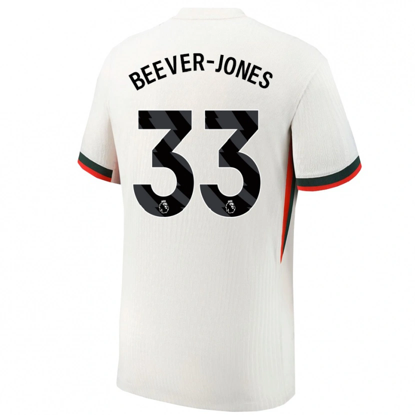 Danxen Women Aggie Beever-Jones #33 White Green Away Jersey 2025/26 T-Shirt