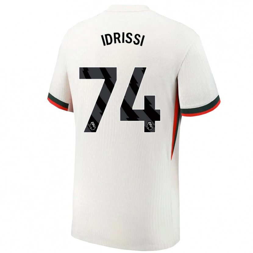 Danxen Women Yahya Idrissi #74 White Green Away Jersey 2025/26 T-Shirt
