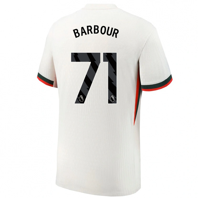 Danxen Women Kobe Barbour #71 White Green Away Jersey 2025/26 T-Shirt