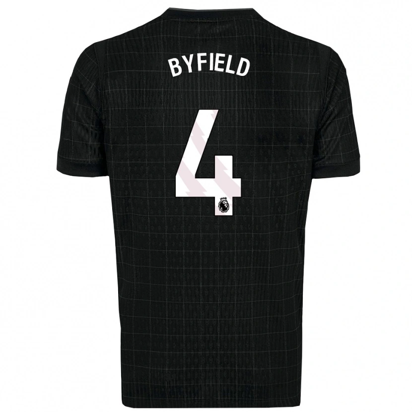 Danxen Women Junai Byfield #4 Black Gray Away Jersey 2025/26 T-Shirt