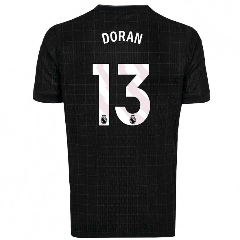 Danxen Women Farren Doran #13 Black Gray Away Jersey 2025/26 T-Shirt