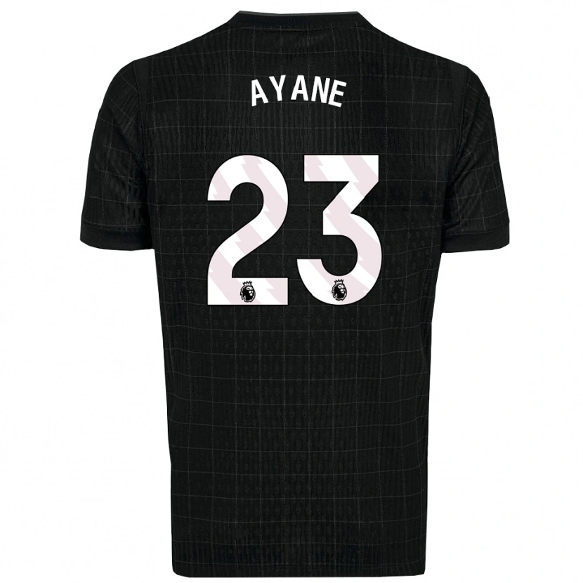 Danxen Women Rosella Ayane #23 Black Gray Away Jersey 2025/26 T-Shirt
