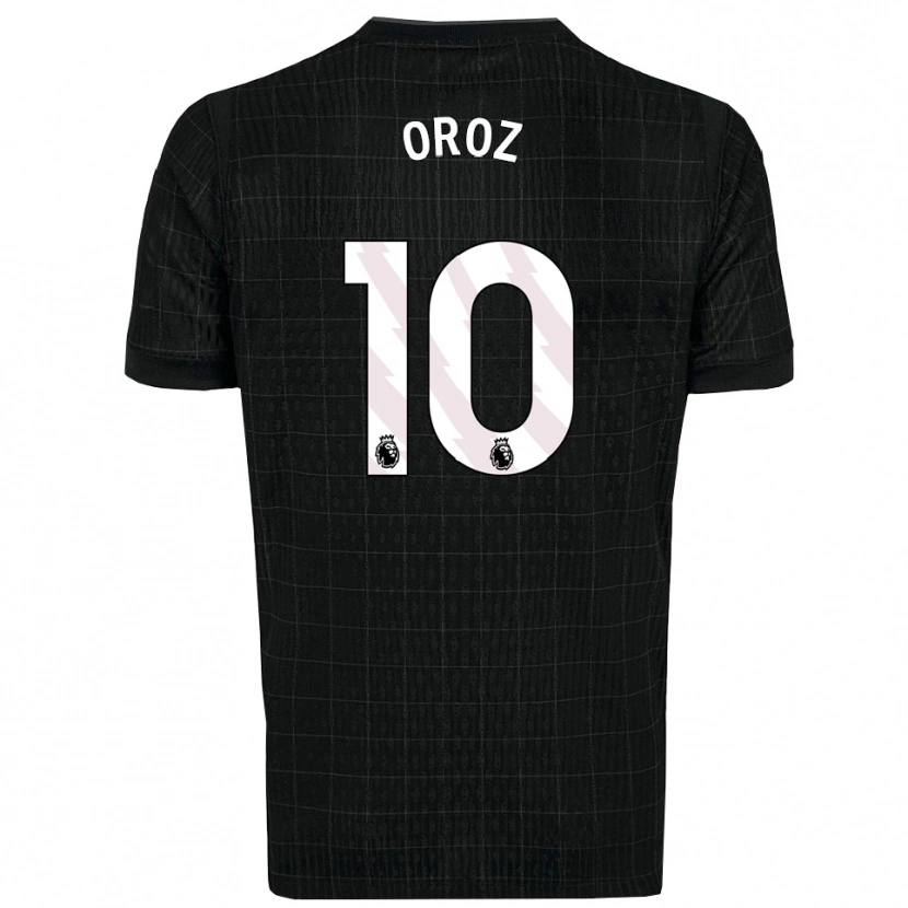 Danxen Women Maite Oroz #10 Black Gray Away Jersey 2025/26 T-Shirt