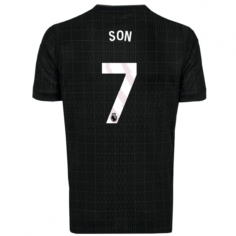 Danxen Women Heung-Min Son #7 Black Gray Away Jersey 2025/26 T-Shirt