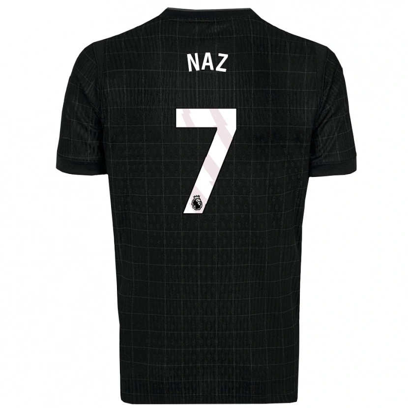 Danxen Women Jessica Naz #7 Black Gray Away Jersey 2025/26 T-Shirt