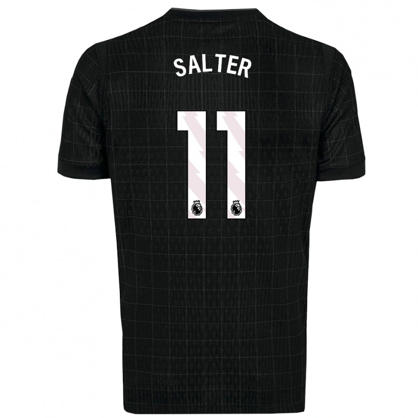 Danxen Women Oliver Salter #11 Black Gray Away Jersey 2025/26 T-Shirt