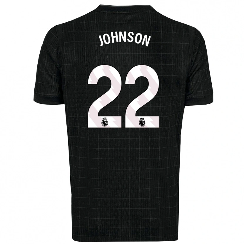 Danxen Women Brennan Johnson #22 Black Gray Away Jersey 2025/26 T-Shirt