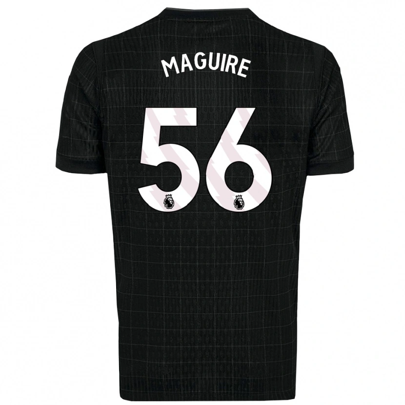Danxen Women Aaron Maguire #56 Black Gray Away Jersey 2025/26 T-Shirt