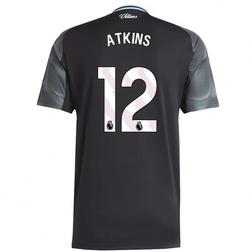 Danxen Women Clay Atkins #12 Black Sky Blue Away Jersey 2025/26 T-Shirt