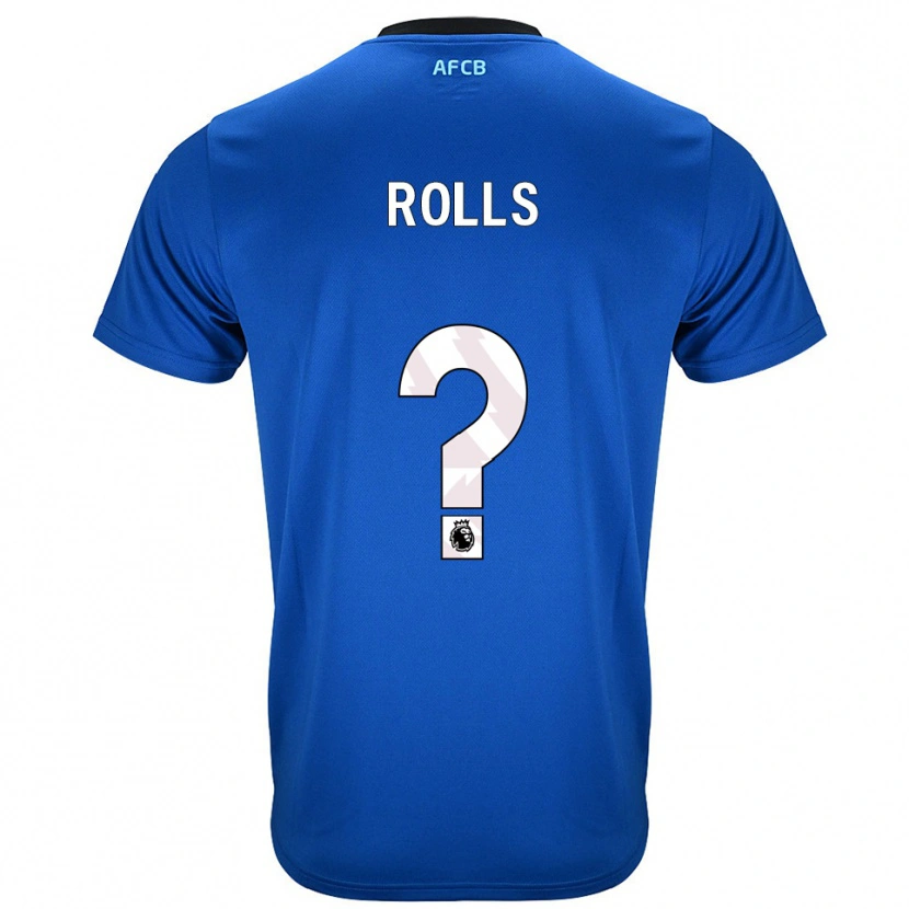 Danxen Women Thomas Rolls #0 Blue Black Away Jersey 2025/26 T-Shirt