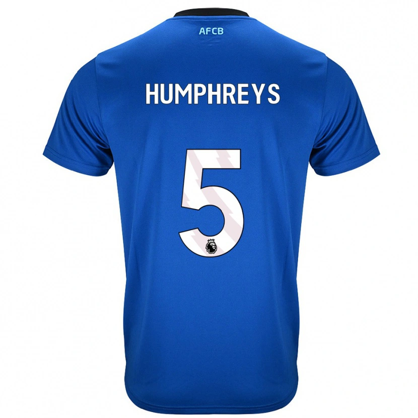 Danxen Women Holly Humphreys #5 Blue Black Away Jersey 2025/26 T-Shirt