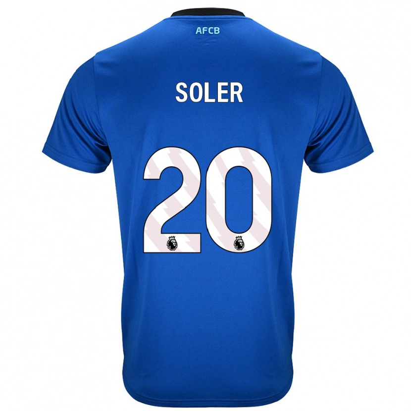 Danxen Women Julio Soler #20 Blue Black Away Jersey 2025/26 T-Shirt