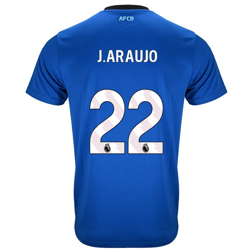 Danxen Women Julián Araujo #22 Blue Black Away Jersey 2025/26 T-Shirt