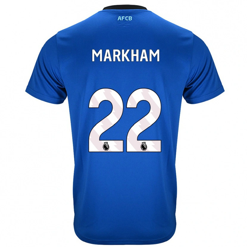 Danxen Women Jenna Markham #22 Blue Black Away Jersey 2025/26 T-Shirt