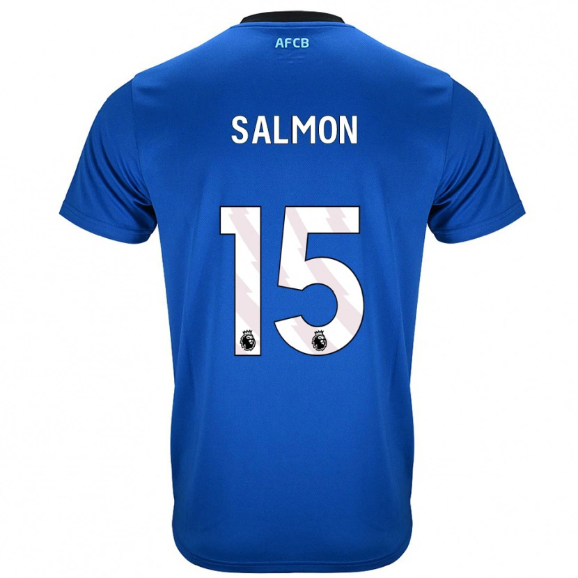 Danxen Women Josh Salmon #15 Blue Black Away Jersey 2025/26 T-Shirt