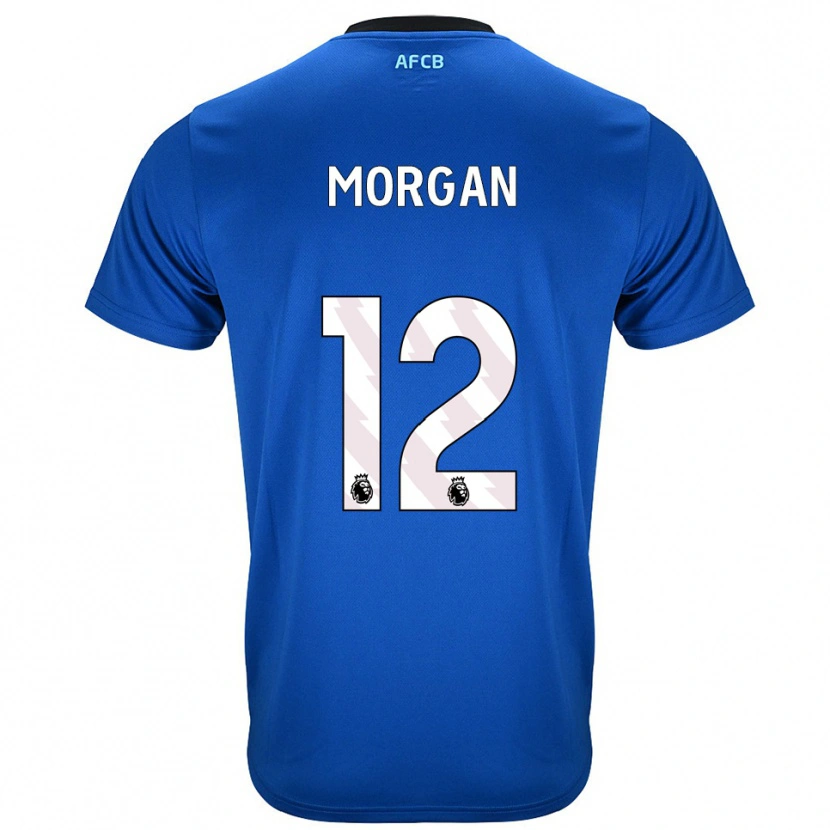 Danxen Women Ollie Morgan #12 Blue Black Away Jersey 2025/26 T-Shirt
