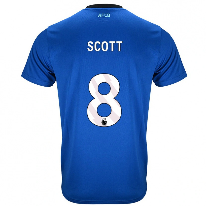 Danxen Women Alex Scott #8 Blue Black Away Jersey 2025/26 T-Shirt