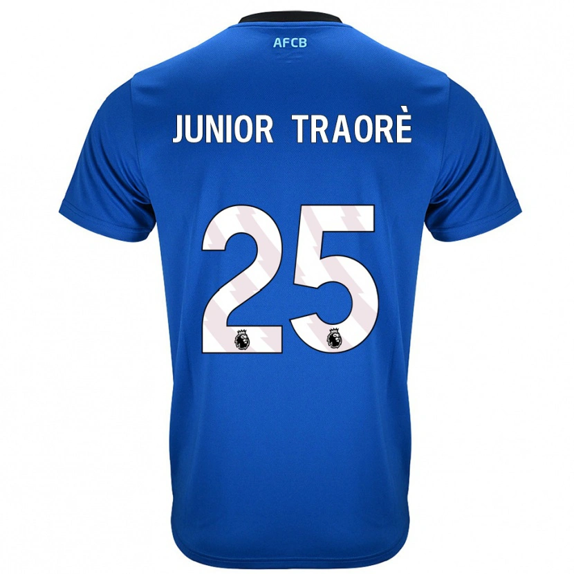 Danxen Women Hamed Junior Traoré #25 Blue Black Away Jersey 2025/26 T-Shirt