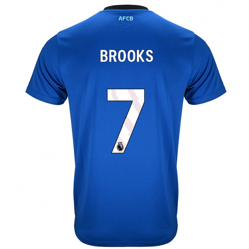 Danxen Women David Brooks #7 Blue Black Away Jersey 2025/26 T-Shirt