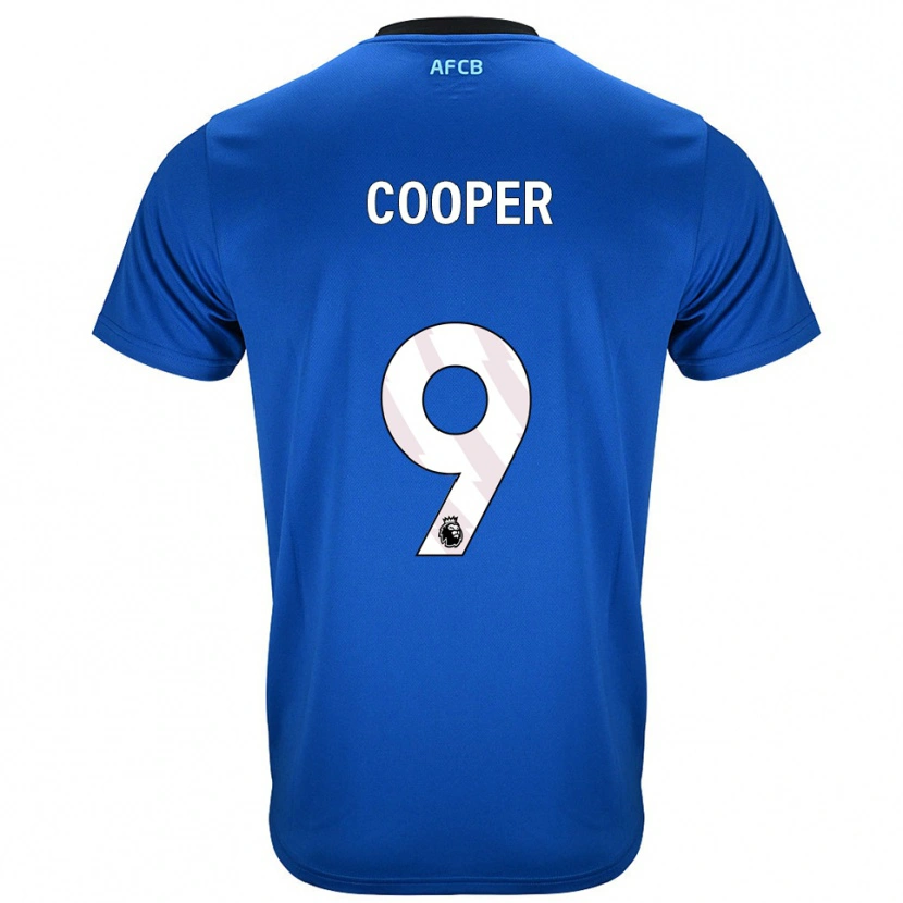 Danxen Women Lucy Cooper #9 Blue Black Away Jersey 2025/26 T-Shirt