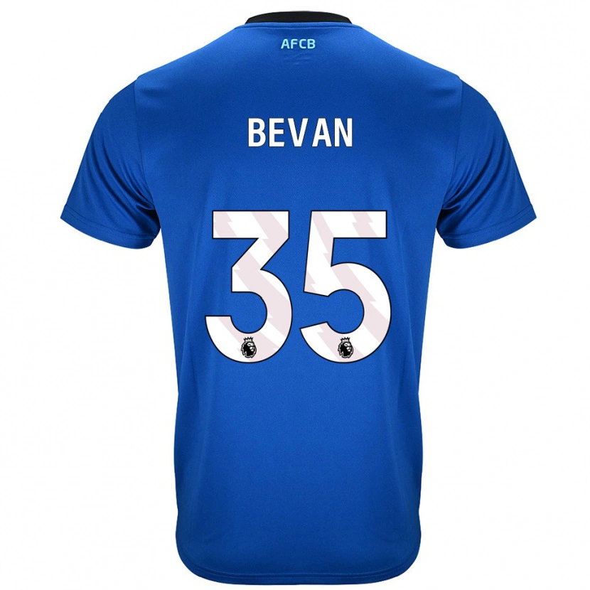 Danxen Women Owen Bevan #35 Blue Black Away Jersey 2025/26 T-Shirt