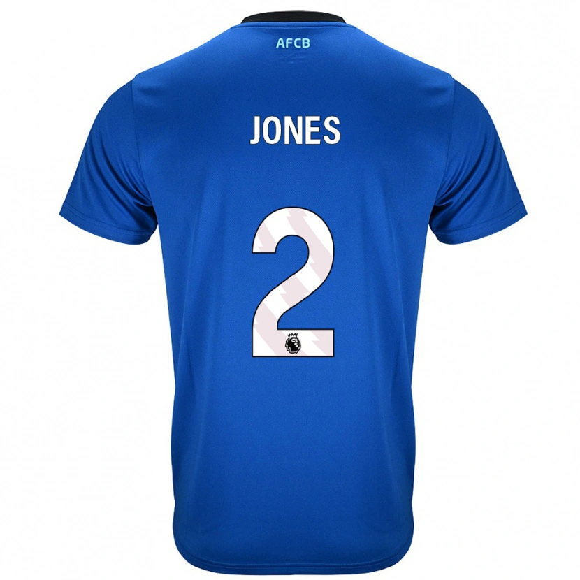 Danxen Women Abby Jones #2 Blue Black Away Jersey 2025/26 T-Shirt