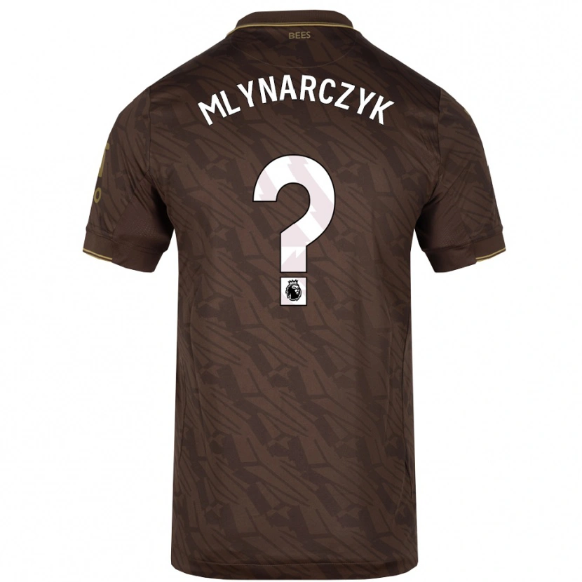 Danxen Women Adam Mlynarczyk #0 Brown Gold Away Jersey 2025/26 T-Shirt