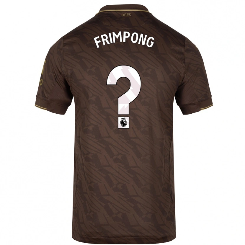Danxen Women Charles Frimpong #0 Brown Gold Away Jersey 2025/26 T-Shirt