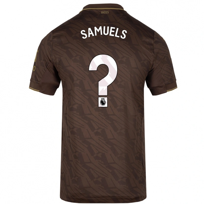 Danxen Women Kerron Samuels #0 Brown Gold Away Jersey 2025/26 T-Shirt