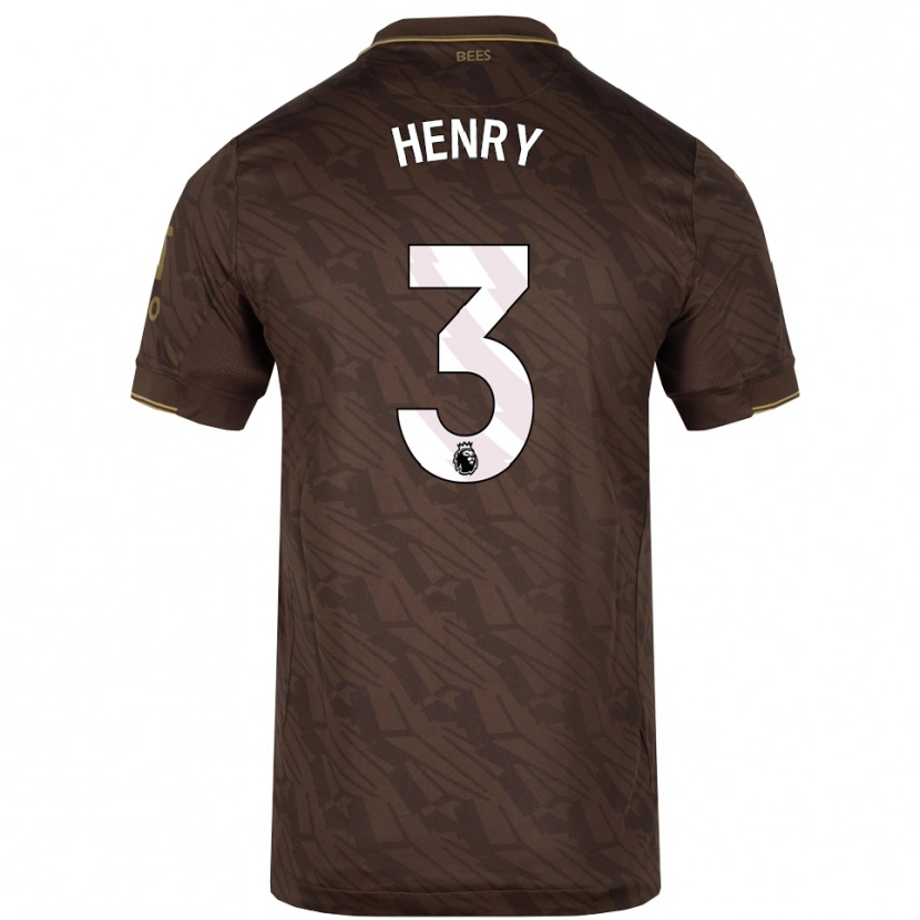 Danxen Women Rico Henry #3 Brown Gold Away Jersey 2025/26 T-Shirt