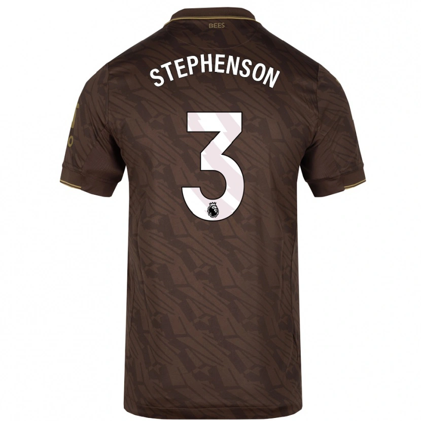 Danxen Women Joshua Stephenson #3 Brown Gold Away Jersey 2025/26 T-Shirt