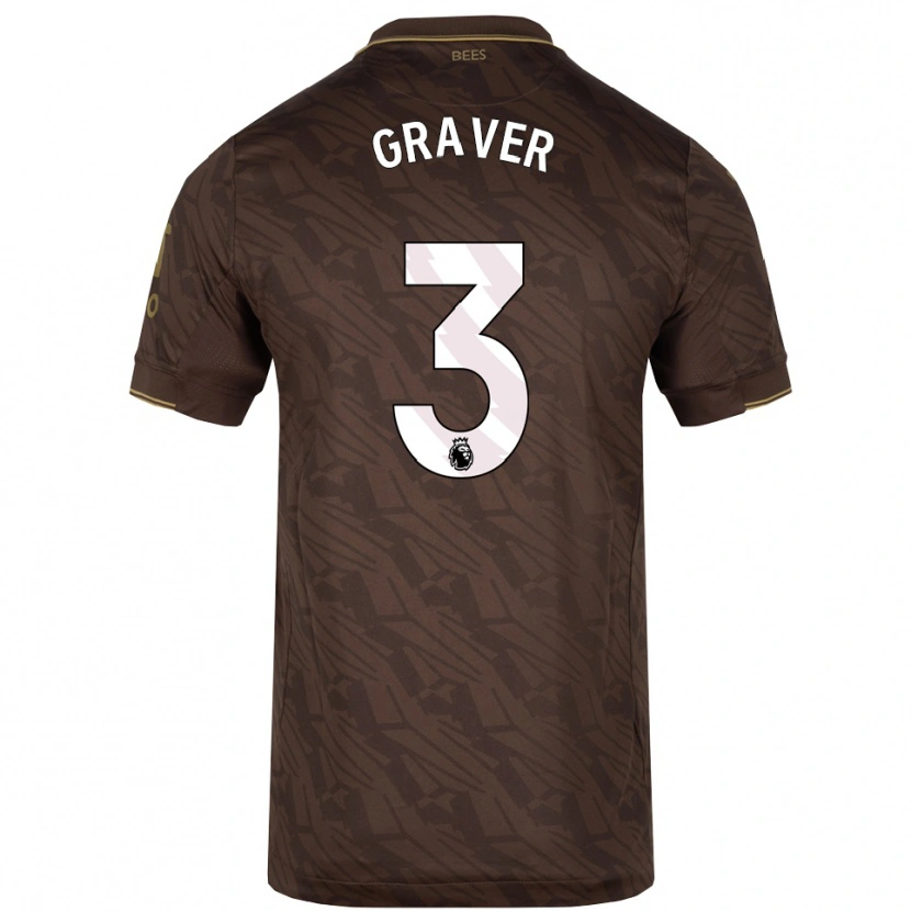 Danxen Women Regan Graver #3 Brown Gold Away Jersey 2025/26 T-Shirt