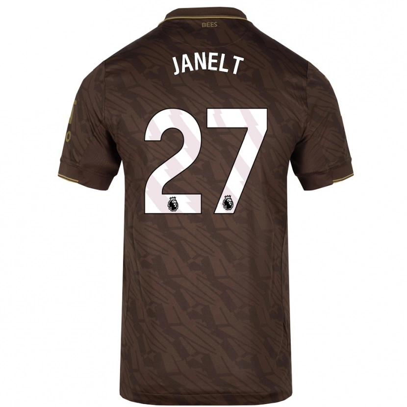 Danxen Women Vitaly Janelt #27 Brown Gold Away Jersey 2025/26 T-Shirt