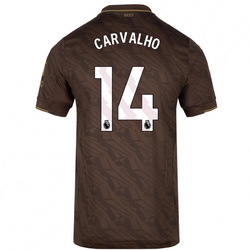 Danxen Women Fábio Carvalho #14 Brown Gold Away Jersey 2025/26 T-Shirt
