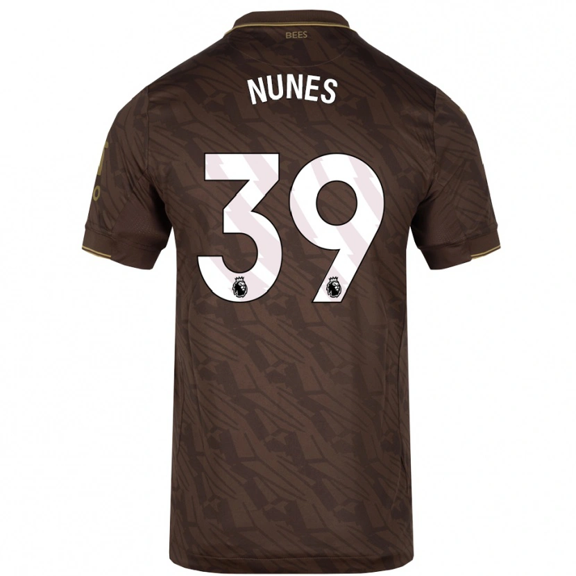 Danxen Women Gustavo Nunes #39 Brown Gold Away Jersey 2025/26 T-Shirt
