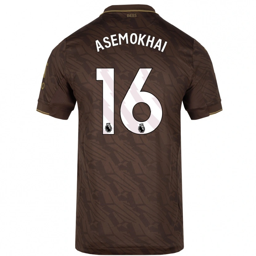 Danxen Women Gregory Asemokhai #16 Brown Gold Away Jersey 2025/26 T-Shirt