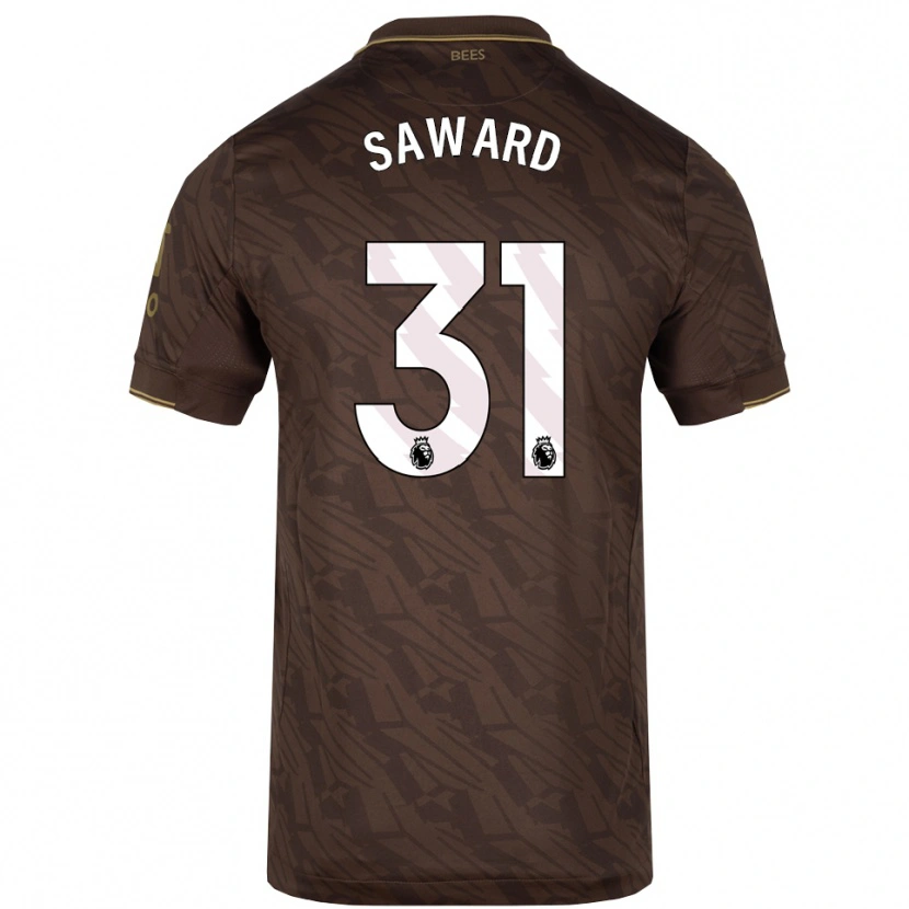 Danxen Women Sammie Saward #31 Brown Gold Away Jersey 2025/26 T-Shirt
