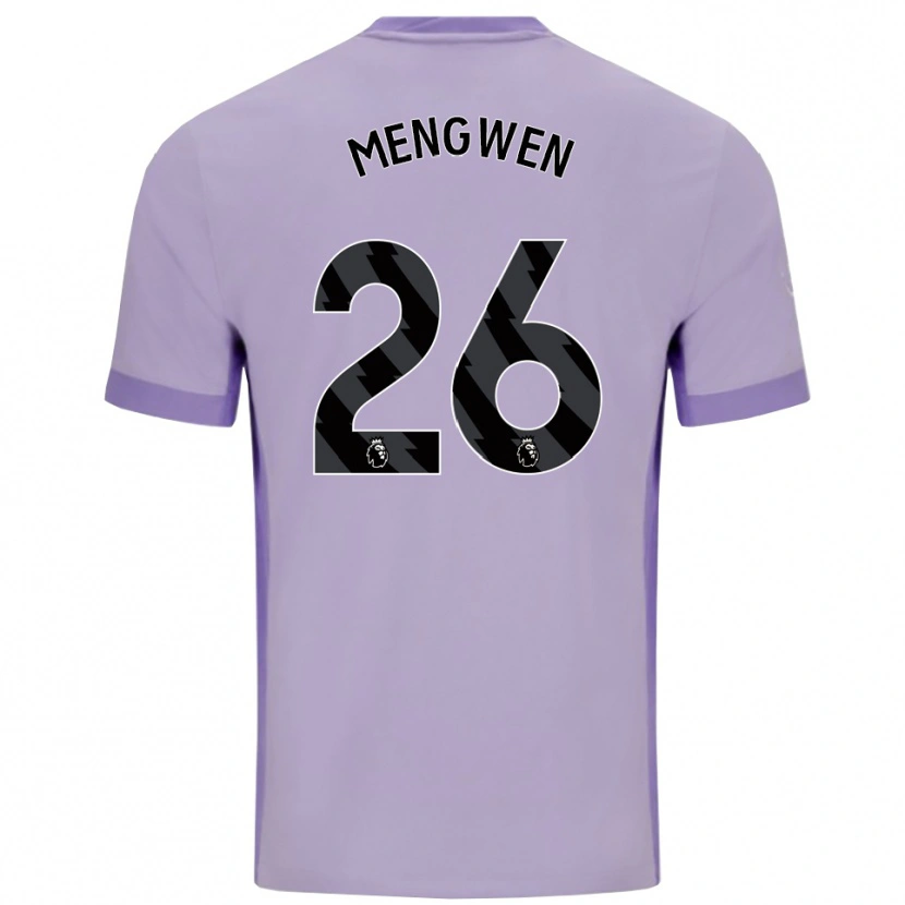 Danxen Women Li Mengwen #26 Taro Purple White Away Jersey 2025/26 T-Shirt