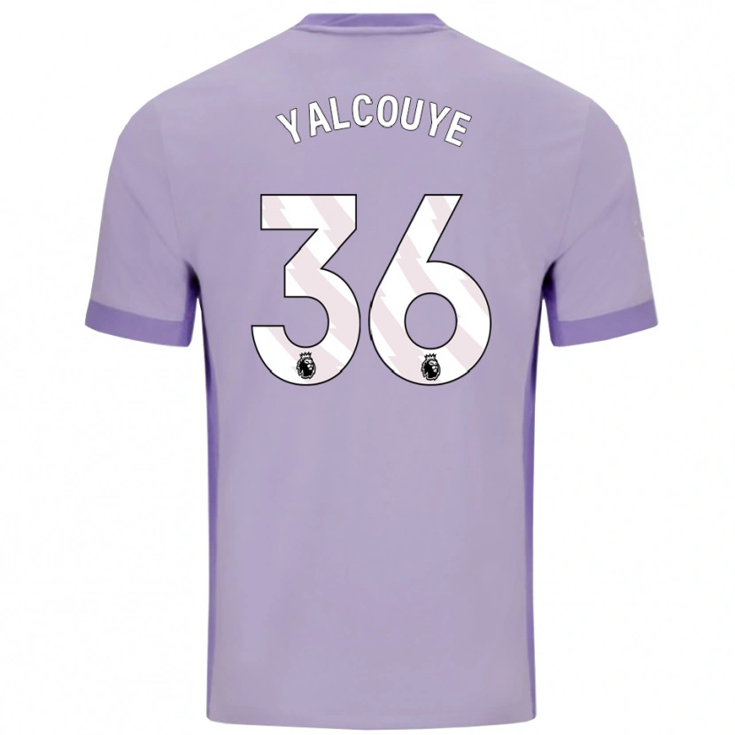 Danxen Women Malick Yalcouyé #36 Taro Purple White Away Jersey 2025/26 T-Shirt