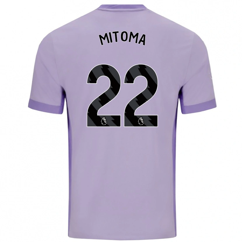 Danxen Women Kaoru Mitoma #22 Taro Purple White Away Jersey 2025/26 T-Shirt