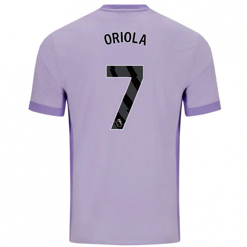 Danxen Women Nehemiah Oriola #7 Taro Purple White Away Jersey 2025/26 T-Shirt