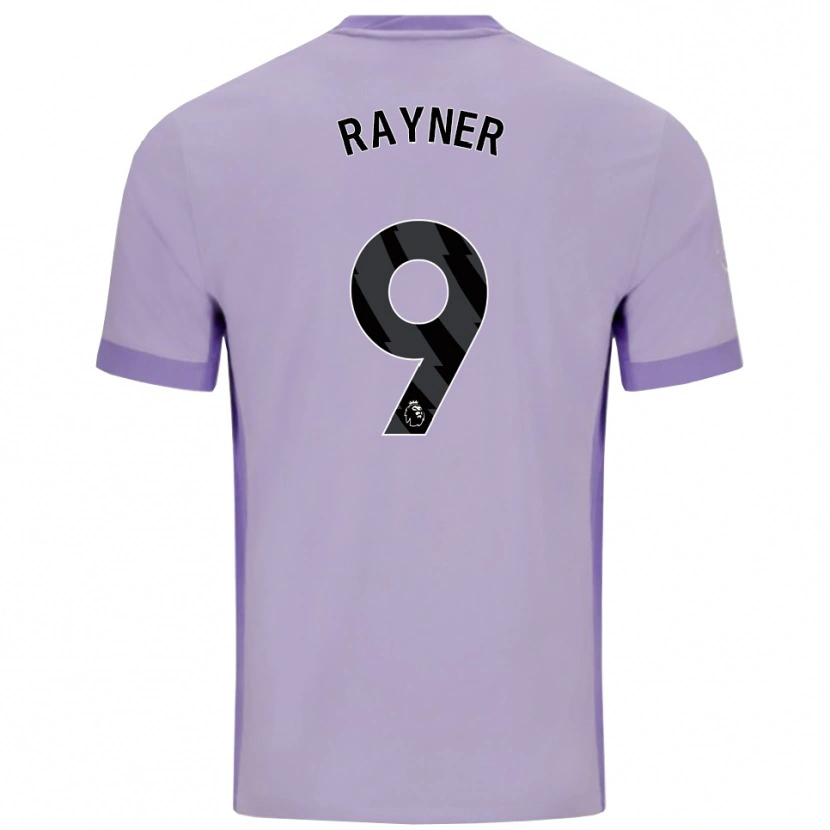 Danxen Women Rebecca Rayner #9 Taro Purple White Away Jersey 2025/26 T-Shirt